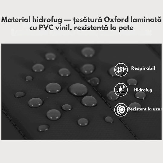 Sak Voiaj Înapoi 86l Negru cu Roți Textil