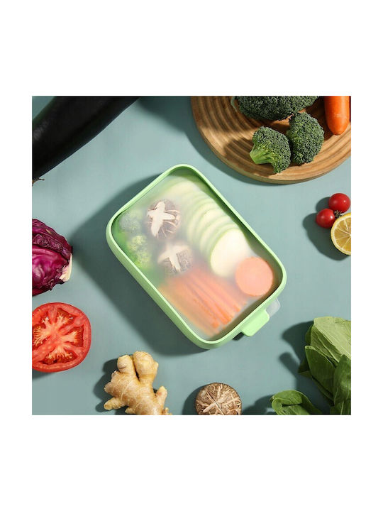 Alista Home Cutie De Prânz Din Plastic Verde 22x14.7cm