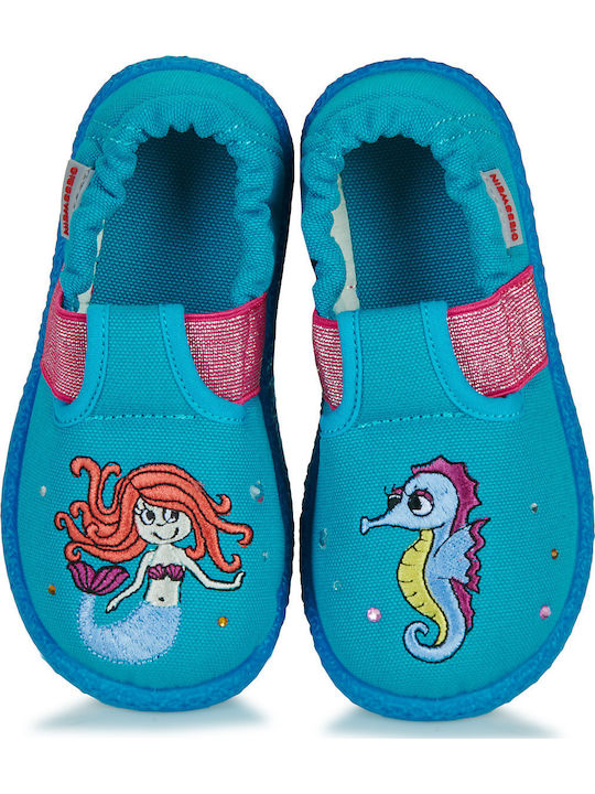 Aislingen Blue Slippers