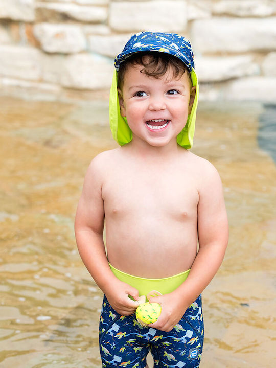 Splash About Kids' Fabric Sunscreen Hat Blue