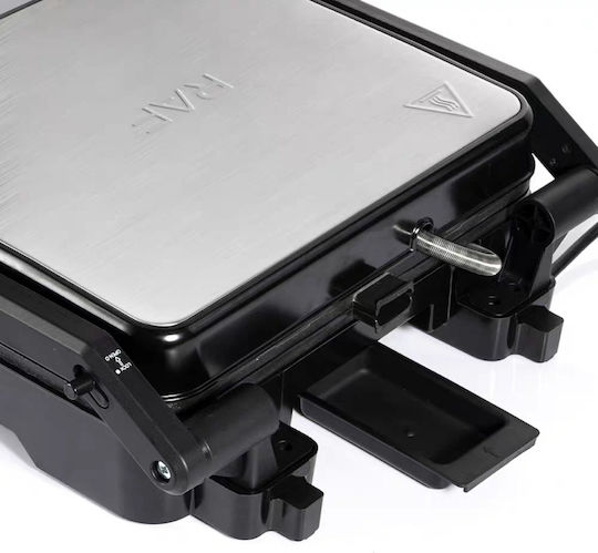 Raf Τοστιέρα για 2 Τοστ 2000W Inox