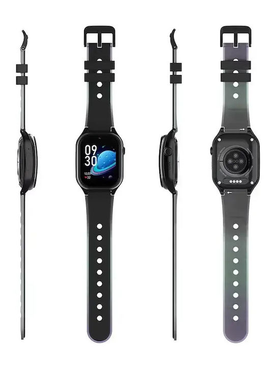 Nubki Smartwatch Pentru Copii 4G Cu GPS Și Cameră Negru