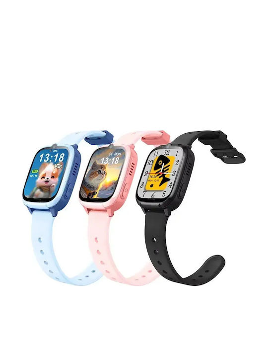 Nubki Kinder-Smartwatch 4G mit Kamera Schwarz