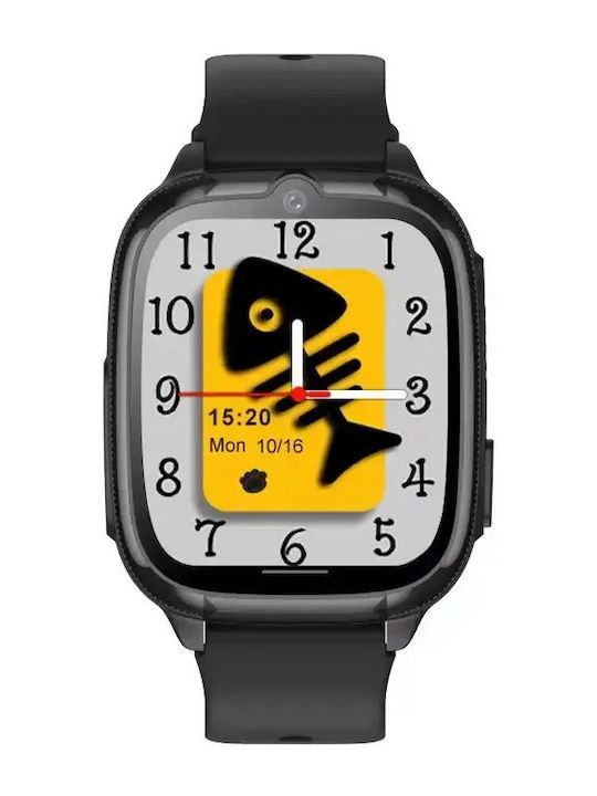 Nubki Kinder-Smartwatch 4G mit Kamera Schwarz