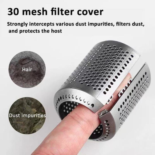 Πιστολάκι Μαλλιών Dyson Hd01 Hd03 Hd08 Hd15 Ανταλλακτικά Εξωτερικού Φίλτρου Ανοιχτού Σχεδιασμού Μαύρο