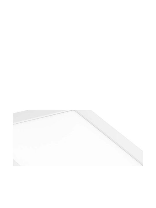 Avizar Panou LED Pătrat 18W 20x20cm Încastrat Montaj Pe Tavan Design Modern Alb
