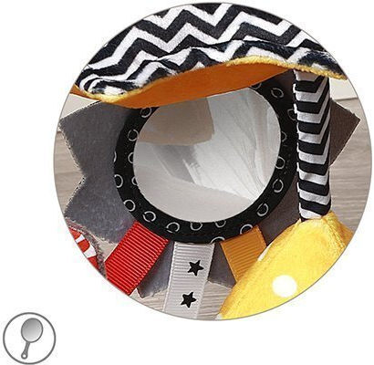 Babyono Hanging Baby Toys for Cot and Stroller with Teether Mouse for Newborns