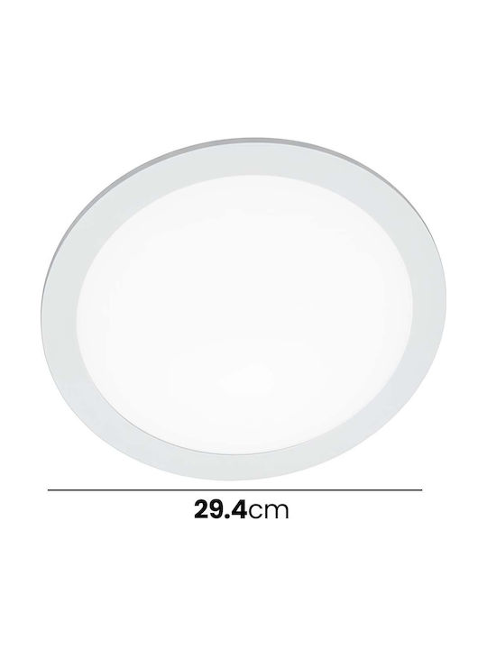 Avizar Panou Led Pătrat 25w 29.2x29.2cm Consum Redus De Energie Alb