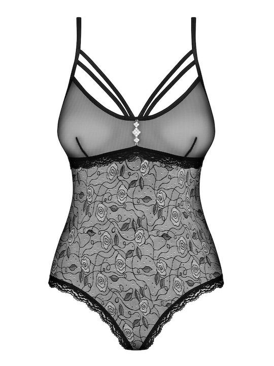 Κορμάκι Μαύρο Glam 818-ted-1