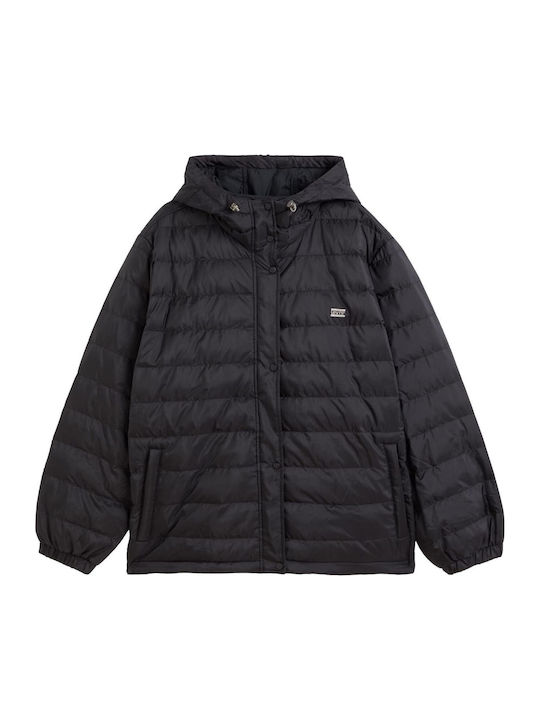 Edie Scurtă Jachetă de femei Puffer Negru