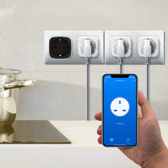 Smart Einzelne Steckdose mit Schalter und Fernbedienung 4 Stück