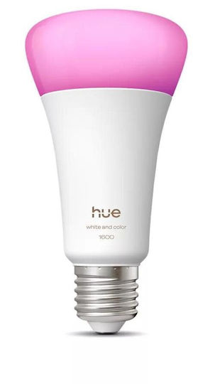 Philips Intelligente LED Glühbirne 11.8W für E27 Fassung und A67 Form Warmes Weiß 1600 Lumen Dimmbar
