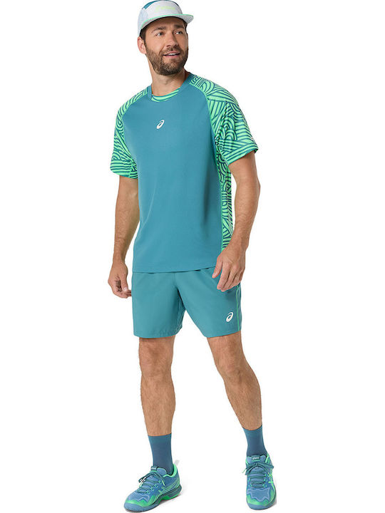 ASICS Padel 2041A350-300 Men's Shorts Green