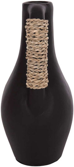 Freebox Decorative Vase Ceramic Black