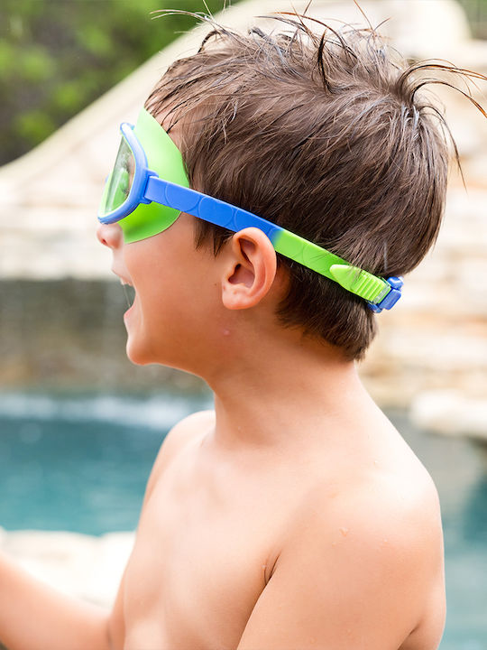 Splash About Splash Kids Swimming Goggles With Anti-Glare Green Lenses