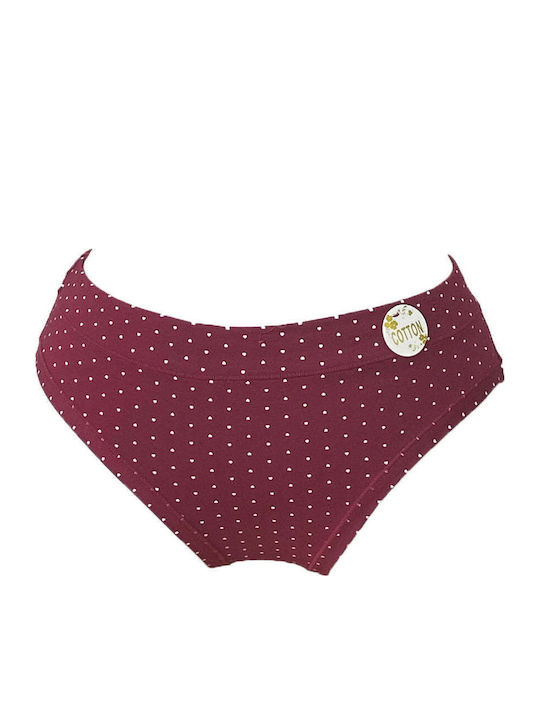 Damen-Slips Burgundisch 1628-Burgundisch-M