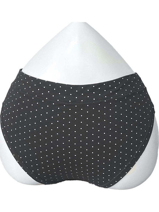 Baumwoll Damen-String Schwarz 1628-Schwarz-M