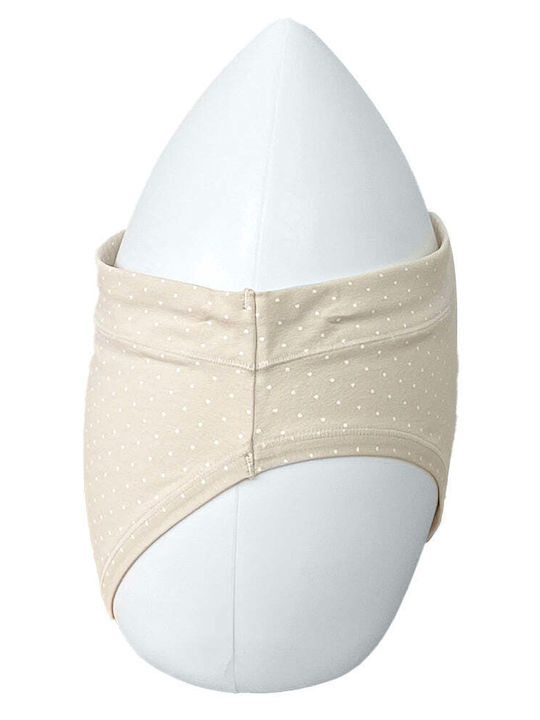 Damen-Slips Beigen String 1628-Beige-L