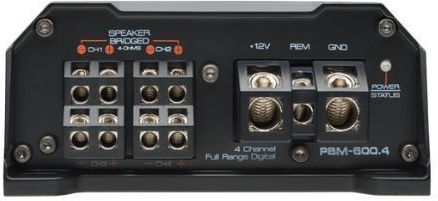 Powerbass Pbm-600.4 Mini Auto-Audioverstärker 4 Kanäle 4x 75w Rms