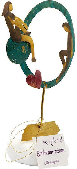 Epilekton Art 07-242 Handmade Tabletop Decor Brass Pair 10x15