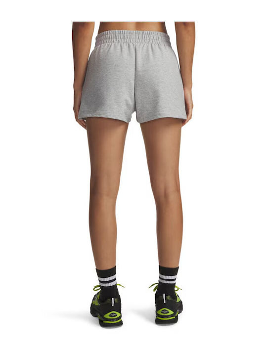Under Armour Women's Terry Activewear Shorts Gray