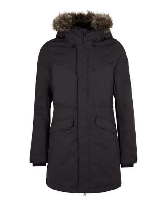 Journey Jachetă Damă Parka de Iarnă Neagră