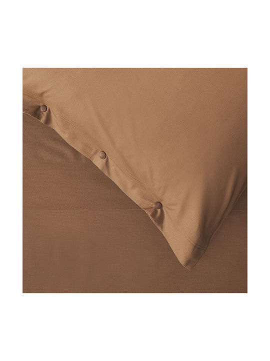 Zucchi Collection Σετ Μαξιλαροθήκες Καφέ 50x80εκ.