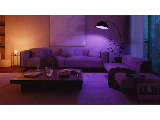 Philips Smart Λάμπες Hue White And Colour Ambiance LED για Ντουί E27 και Σχήμα A60 810lm Dimmable 4τμχ