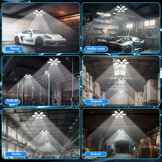 LED Commercial Linear Ceiling Lighting 200W Cold White IP65