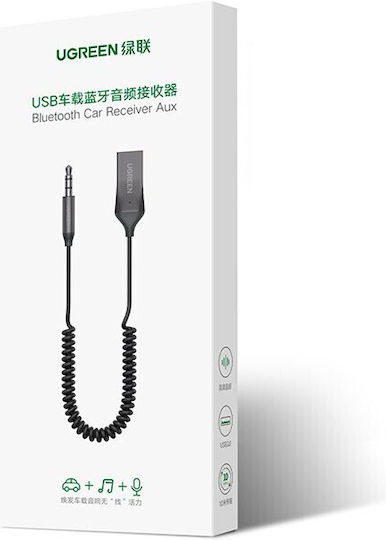 Ugreen Bluetooth Car Kit CM309 for the Dashboard AUX Audio Receiver USB Charging Port