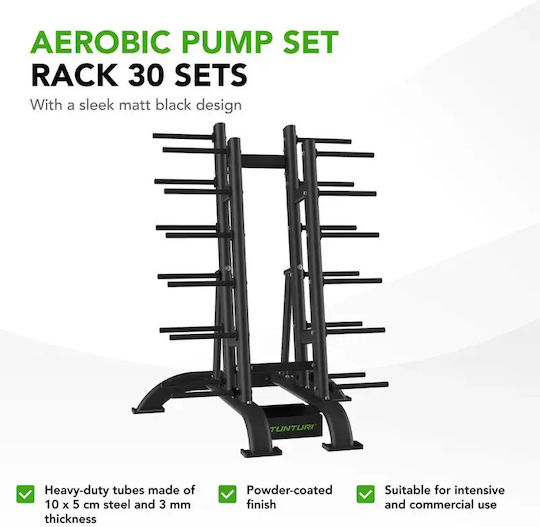 Tunturi Βάση Αποθήκευσης Rack Aerobic Pump Σet Pro 30 Σετ 1/2