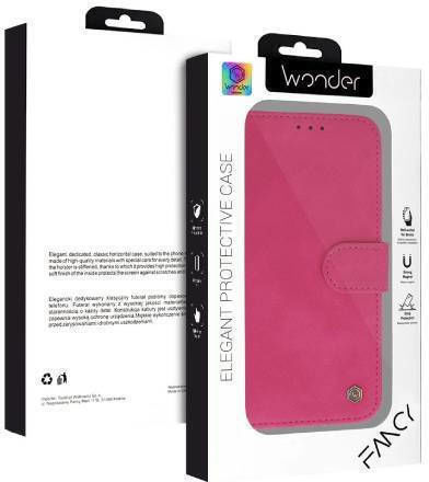 Wonder Wallet Synthetic Leather / Silicone Fuchsia (Redmi 15C)