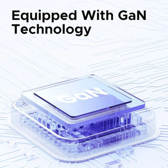 Ugreen Φορτιστής Χωρίς Καλώδιο GaN με Θύρα USB-A και Θύρα USB-C 30W Power Delivery Γκρι (X516)