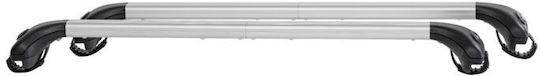 Menabo Folding Aluminum Car Roof Bars Ariete 815-1195 Cm Silver Color Opel Combo E 2018 Raised Rails 55 Cm Max 2 Pieces 12050/mb Mp.12050/mb-184