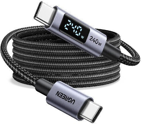 Ugreen L530 USB 2.0 Cable USB-C Male - USB-C 240W PD Black 1m 65866