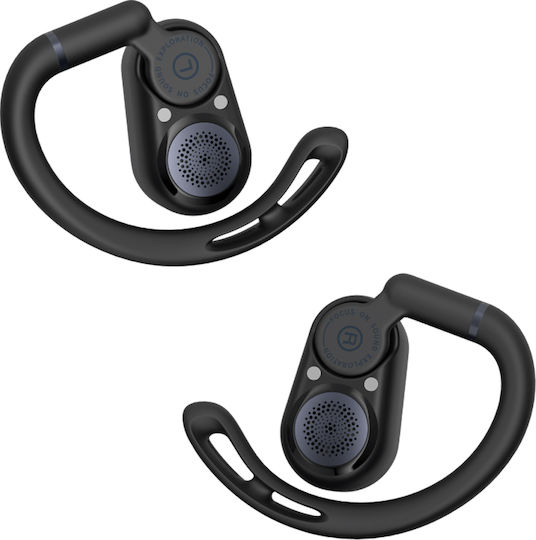 Edifier Comfo Flex Open Ear Bluetooth Handsfree Earphones with Sweat Resistance and Charging Case Black