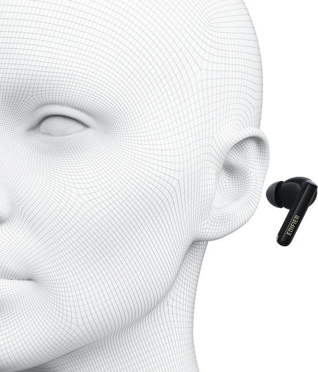 Edifier X5 Pro (New Version) In-ear Bluetooth Handsfree Ακουστικά με Αντοχή στον Ιδρώτα και Θήκη Φόρτισης Μαύρα