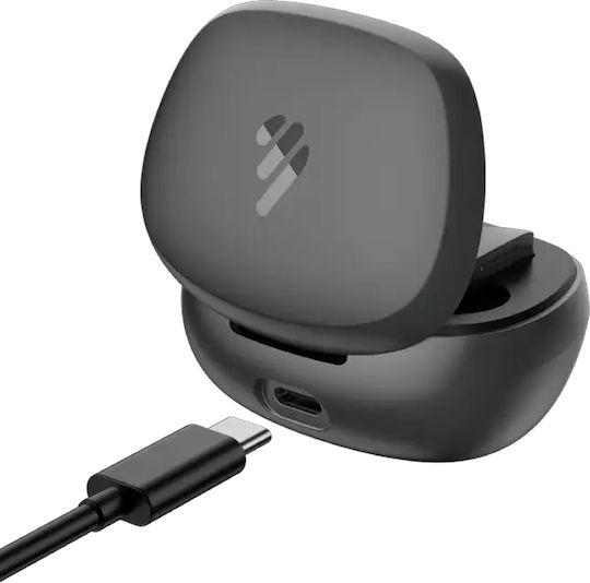 Edifier NeoBuds Planar Bluetooth Handsfree Ακουστικά με Αντοχή στον Ιδρώτα και Θήκη Φόρτισης Μαύρα