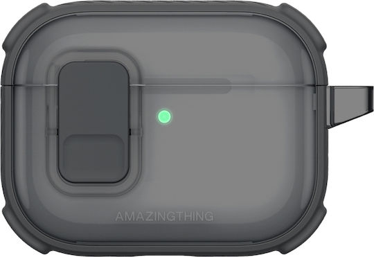AmazingThing Θήκη Σιλικόνης σε Μαύρο χρώμα για Apple AirPods Pro 3