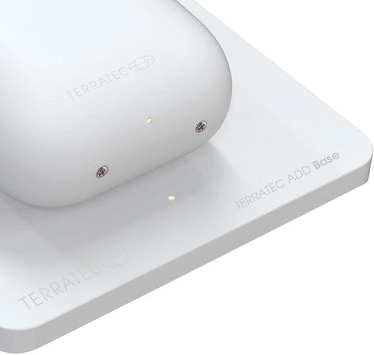 TerraTec ADD Suport de încărcare în culoarea Alb pentru Apple AirPods 1 / AirPods 2