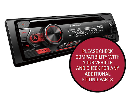 Pioneer Car Radio 1 DIN (Bluetooth/USB)