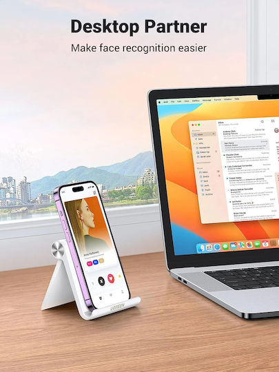 Ugreen Multi-Angle Desk Stand for Mobile Phone in White Colour