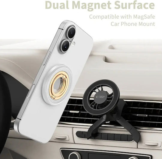 Tech-Protect Magnetic Magsafe Ring Holder Κινητού σε Χρυσό χρώμα
