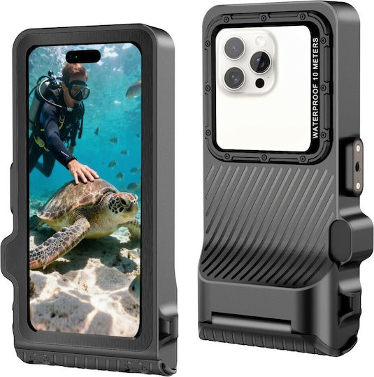 Tech-protect Ipx8 Pro Universal Diving Waterproof Case Grey Black 5906302353149