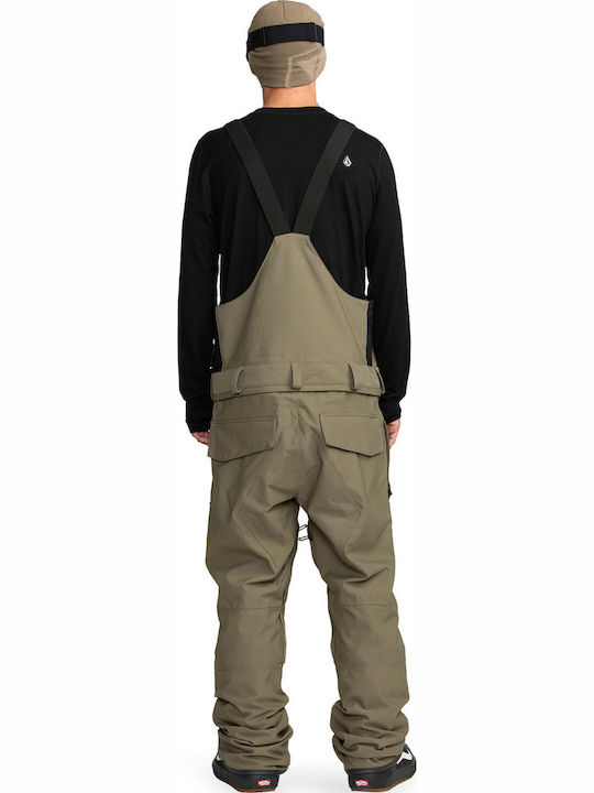 Volcom Roan G1352608-MIL Men's Dungarees for Ski & Snowboard Beige