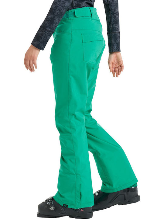 Roxy Backyard Snow ERJTP03299-GNW0 Women's Trousers for Ski & Snowboard Green