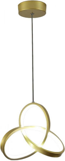 Powertech LED Κρεμαστό Φωτιστικό Χρυσό 40x100εκ. Powertech LED Κρεμαστό Φωτιστικό Χρυσό 40x100εκ.