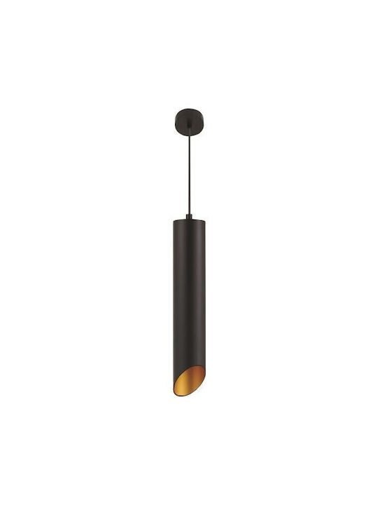 Eurolamp Hängelampe Schwarz mit Fassung GU10