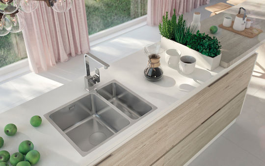Deante ZPE_050C Υποκαθήμενος Inox Σατινέ με Μπαταρία Μ58xΠ44cm Γκρι Deante ZPE_050C Υποκαθήμενος Inox Σατινέ με Μπαταρία Μ58xΠ44cm Γκρι
