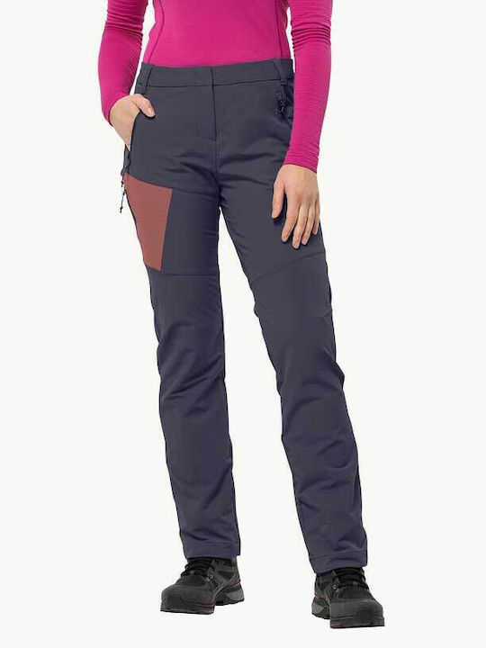 Jack Wolfskin 1508561-1388 Γυναικείο Παντελόνι Σκι & Snowboard Γκρι